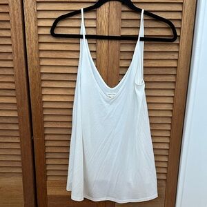 Silence + Noise Ivory V-Neck Top